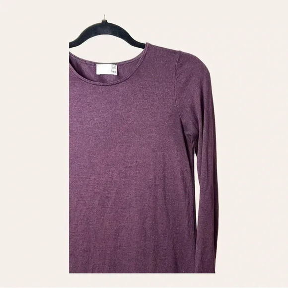 0380. ARITZIA WILFRED FREE PURPLE SWEATER DRESS‎ LONG SLEEVE SIZE XSMALL - Picture 3 of 10